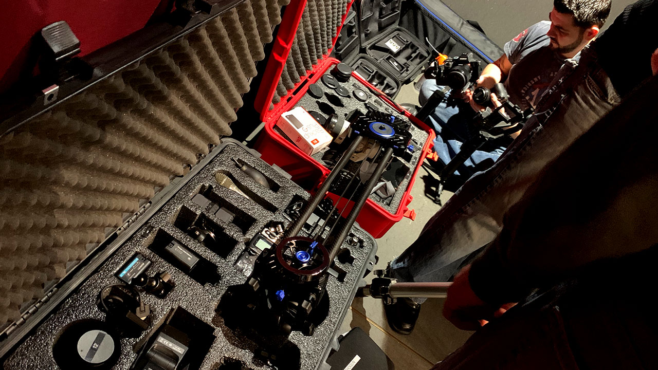 DG_Production_Image_05 Camera crew setting up equipment for a shoot